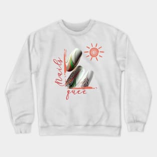 Summer nail beauty Crewneck Sweatshirt